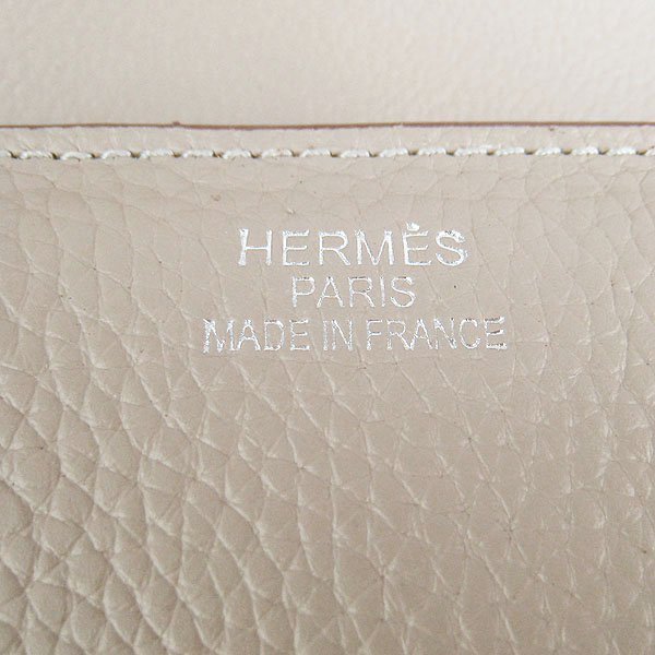 Replica Hermes Togo Leather Messenger Bag Grey 8079 - Click Image to Close